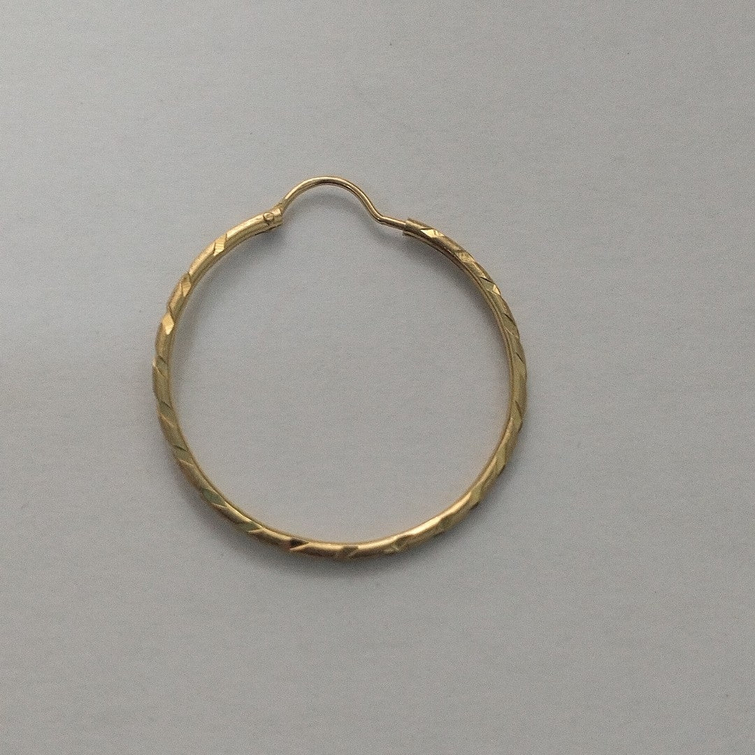ARRACADAS PAR ORO 14 K 1.5 GRMS (SEMINUEVO)