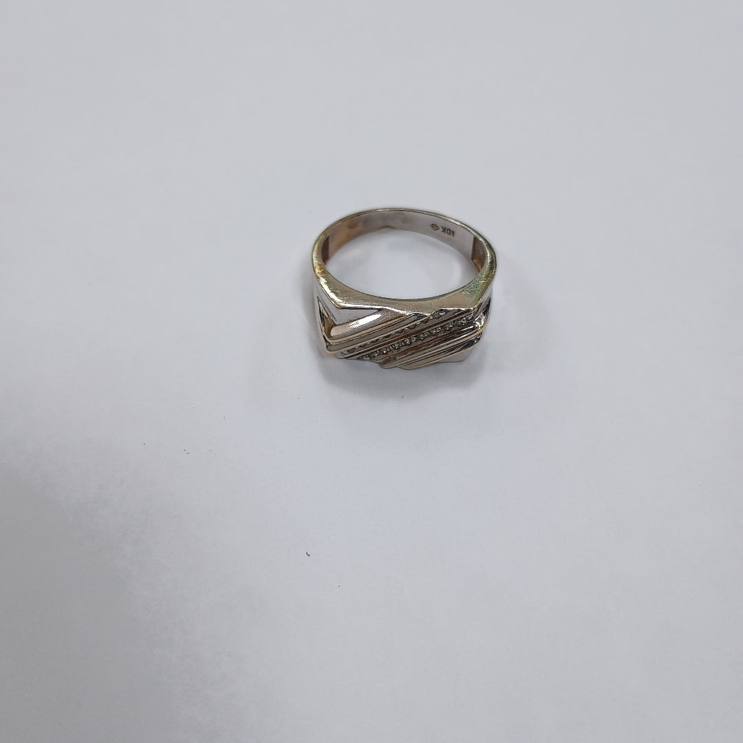 ANILLO ORO BLANCO 10 K 4,20 GRMS (SEMINUEVO)