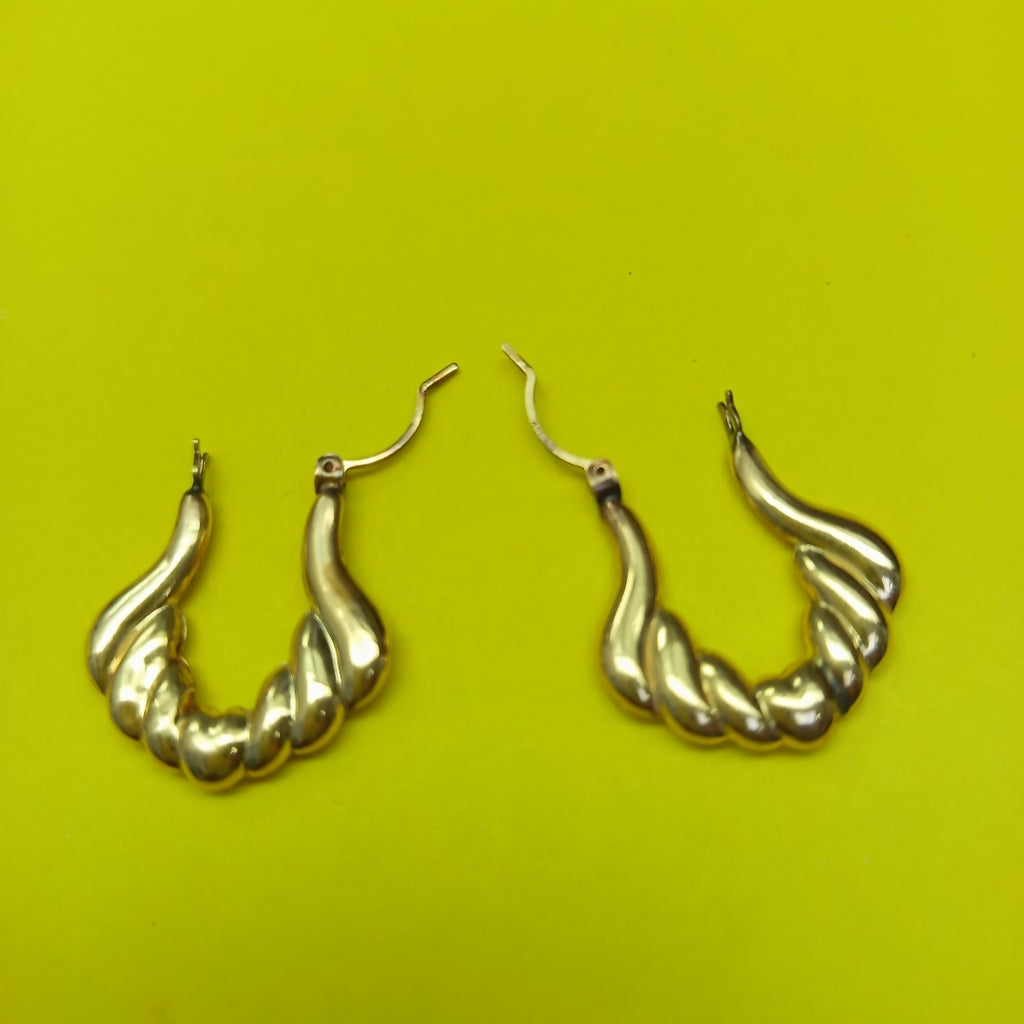 ARRACADAS PAR ORO 14 K 2.9 GRMS (SEMINUEVO)