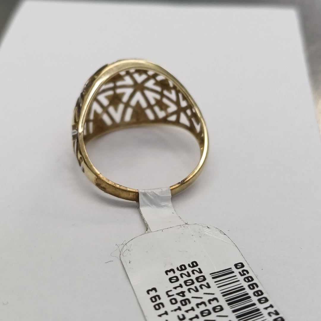 ANILLO ORO, ORO COMBINADO 14 K 2.2 GRMS (SEMINUEVO)