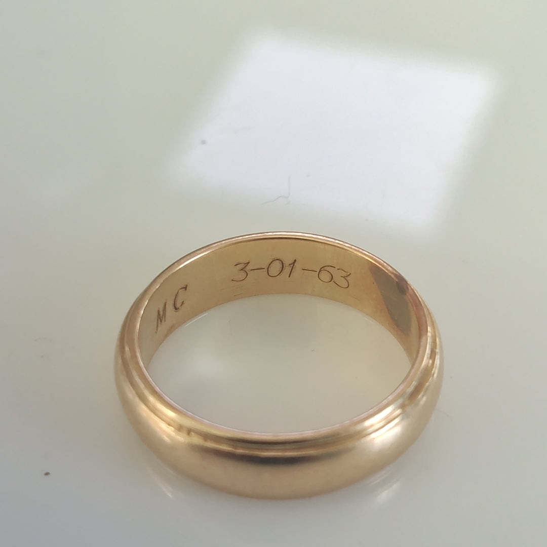 ARGOLLA ORO 14 K 6.3 GRMS (SEMINUEVO)