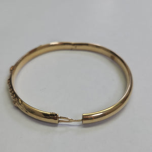 PULSERA RIGIDA ORO 14 K 7,80 GRMS (SEMINUEVO)