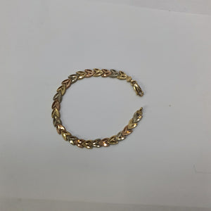 PULSERA ORO,ORO COMBINADO 14 K 6,70 GRMS (SEMINUEVO)
