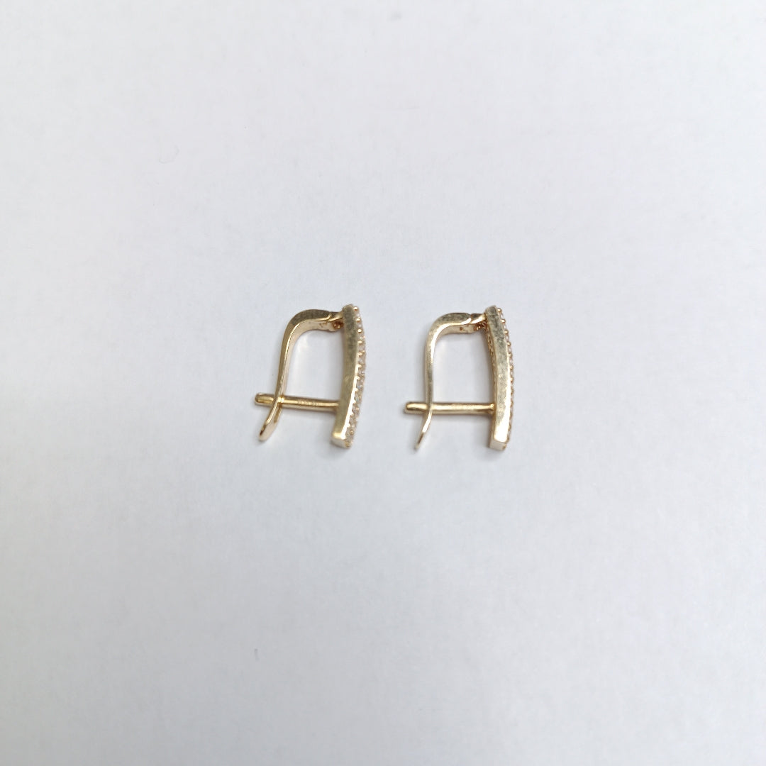 ARETES PAR ORO 14 K 2.8 GRMS (SEMINUEVO)