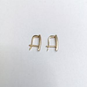 ARETES PAR ORO 14 K 2.8 GRMS (SEMINUEVO)
