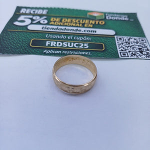 ARGOLLA ORO 14 K 2 GRMS (SEMINUEVO)