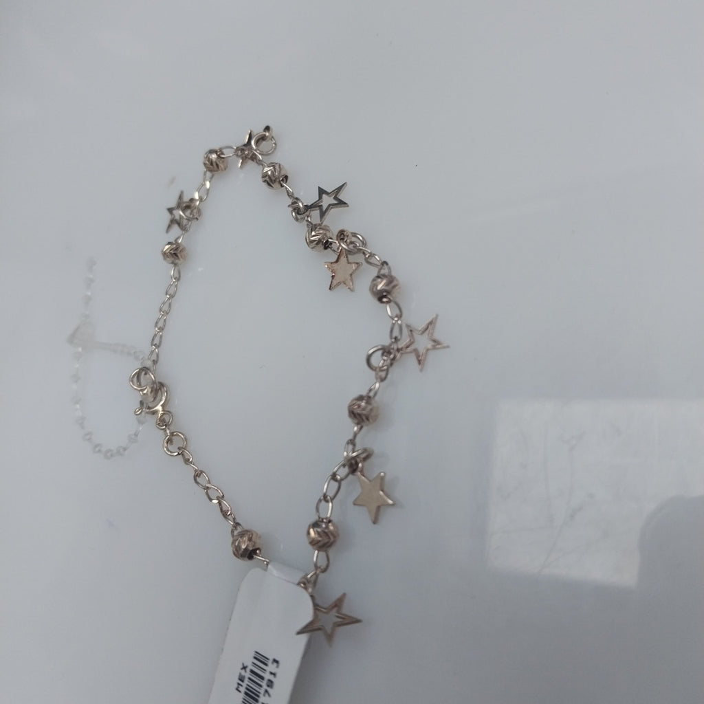 PULSERA TEJIDO ESPECIAL PLATA .925 18 CM 3.1 GR (NUEVO)
