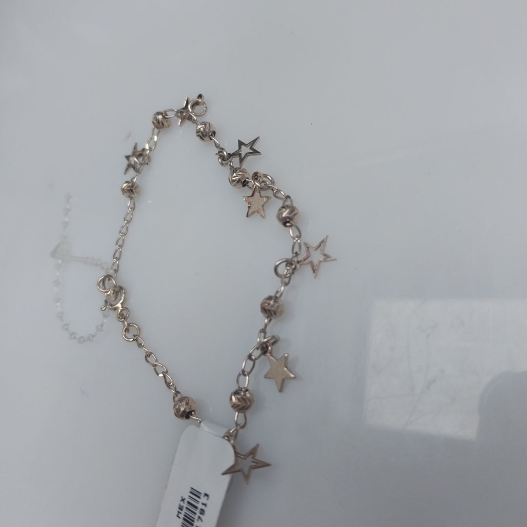 PULSERA TEJIDO ESPECIAL PLATA .925 18 CM 3.1 GR (NUEVO)