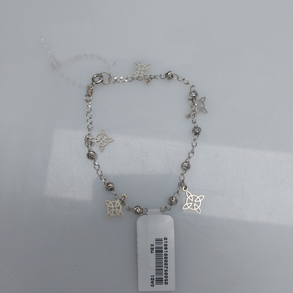 PULSERA TEJIDO ESPECIAL PLATA .925 18 CM 3.2 GR (NUEVO)