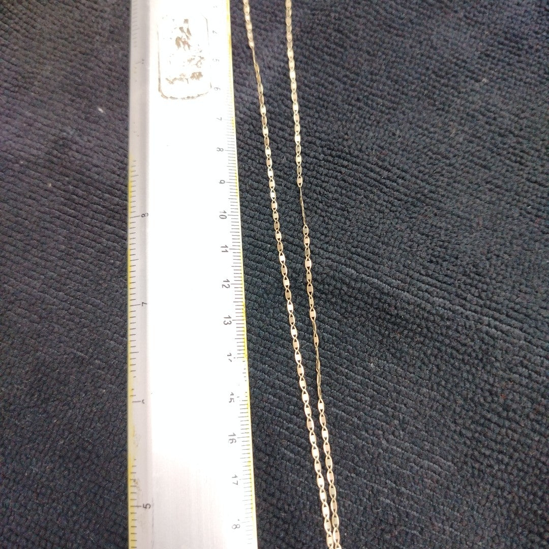 CADENA ORO COMBINADO 10 K 1.3 GRMS (SEMINUEVO)