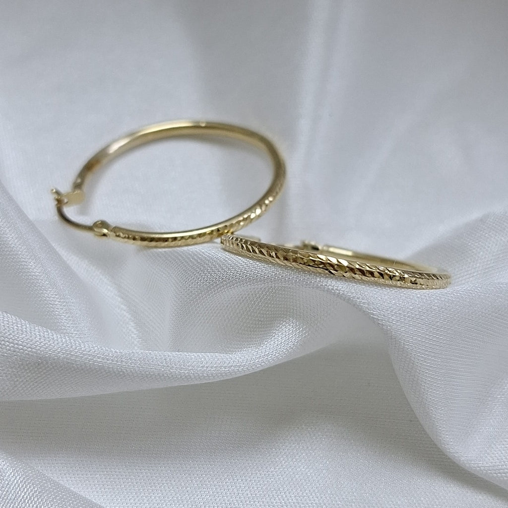 ARRACADAS PAR ORO 14 K 1.8 GRMS (SEMINUEVO)