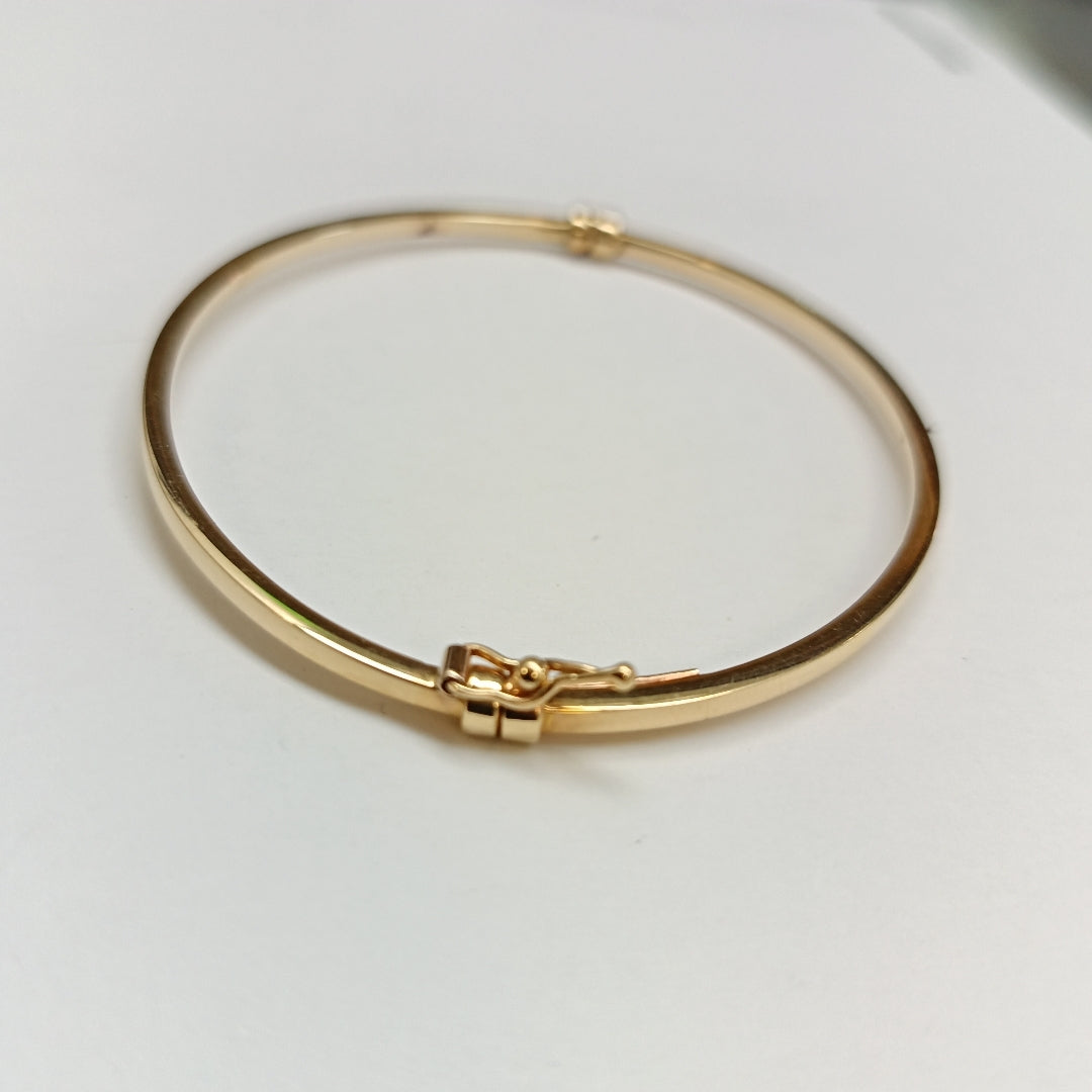 PULSERA RIGIDA ORO 14 K 3,20 GRMS (SEMINUEVO)