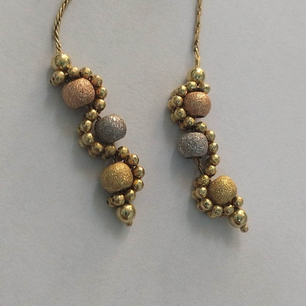 ARETES PAR ORO 14 K 1.5 GRMS (SEMINUEVO)