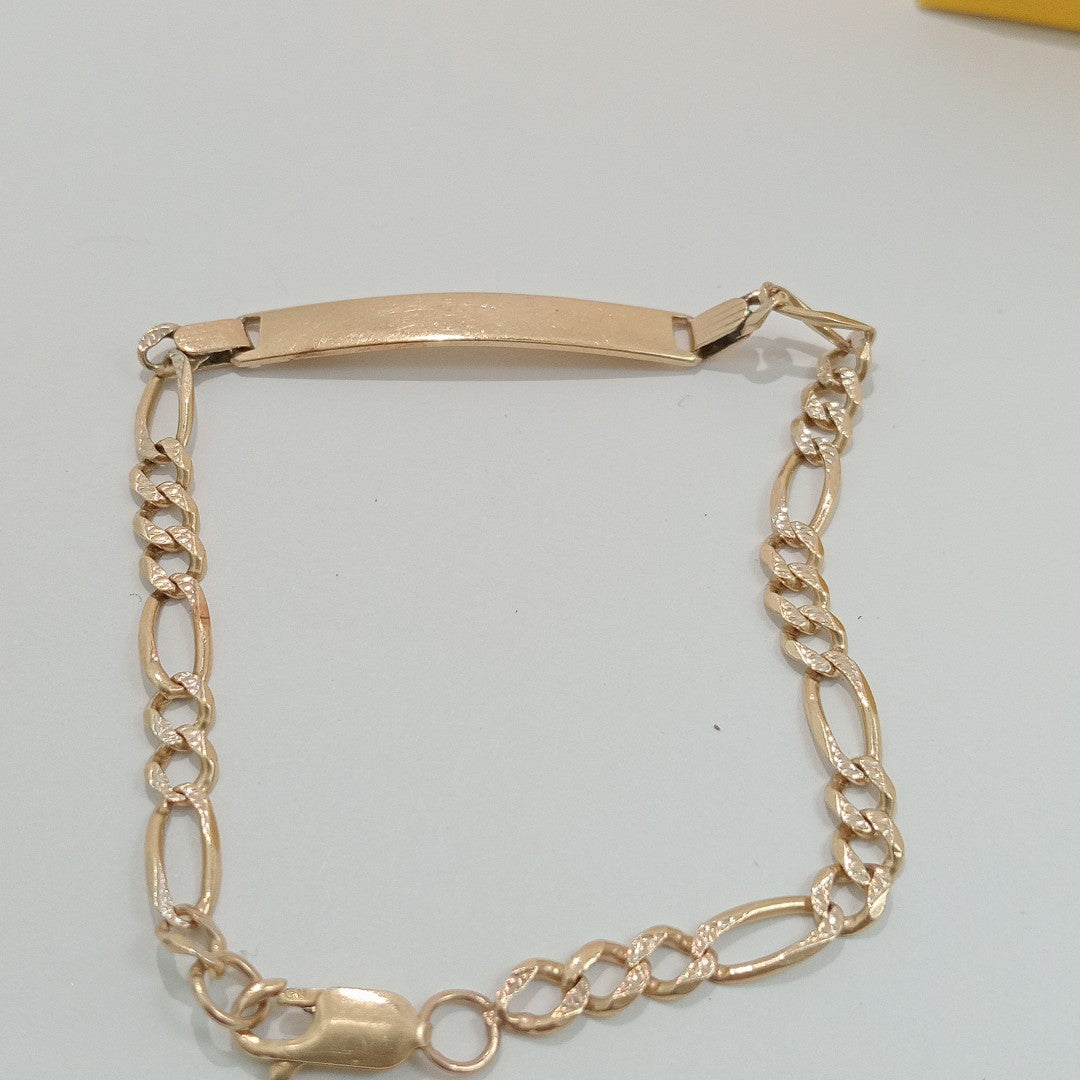 ESCLAVA ORO, RODIADO 14 K 6.5 GRMS (SEMINUEVO)