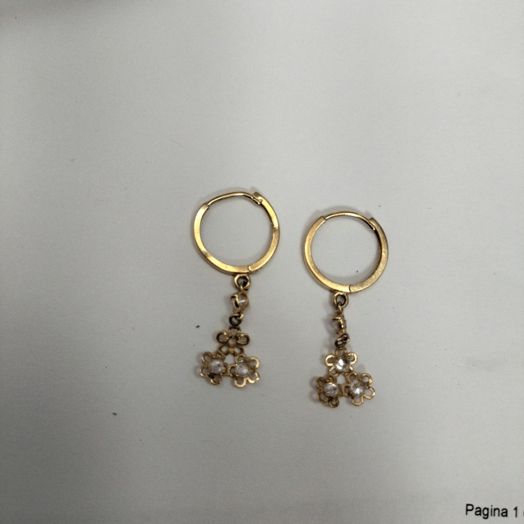 ARRACADAS PAR ORO 14 K 1,90 GRMS (SEMINUEVO)