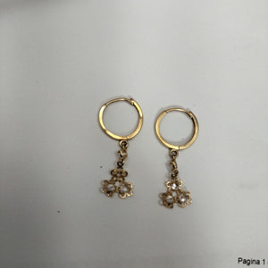 ARRACADAS PAR ORO 14 K 1,90 GRMS (SEMINUEVO)