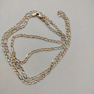 CADENA ORO, ORO COMBINADO 10 K 4.9 GRMS (SEMINUEVO)