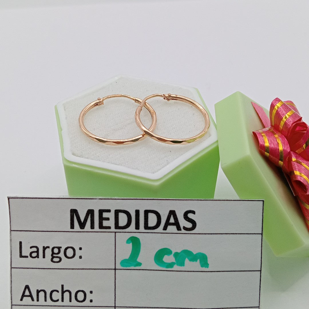 ARRACADAS PAR ORO 14 K 1.2 GRMS (SEMINUEVO)