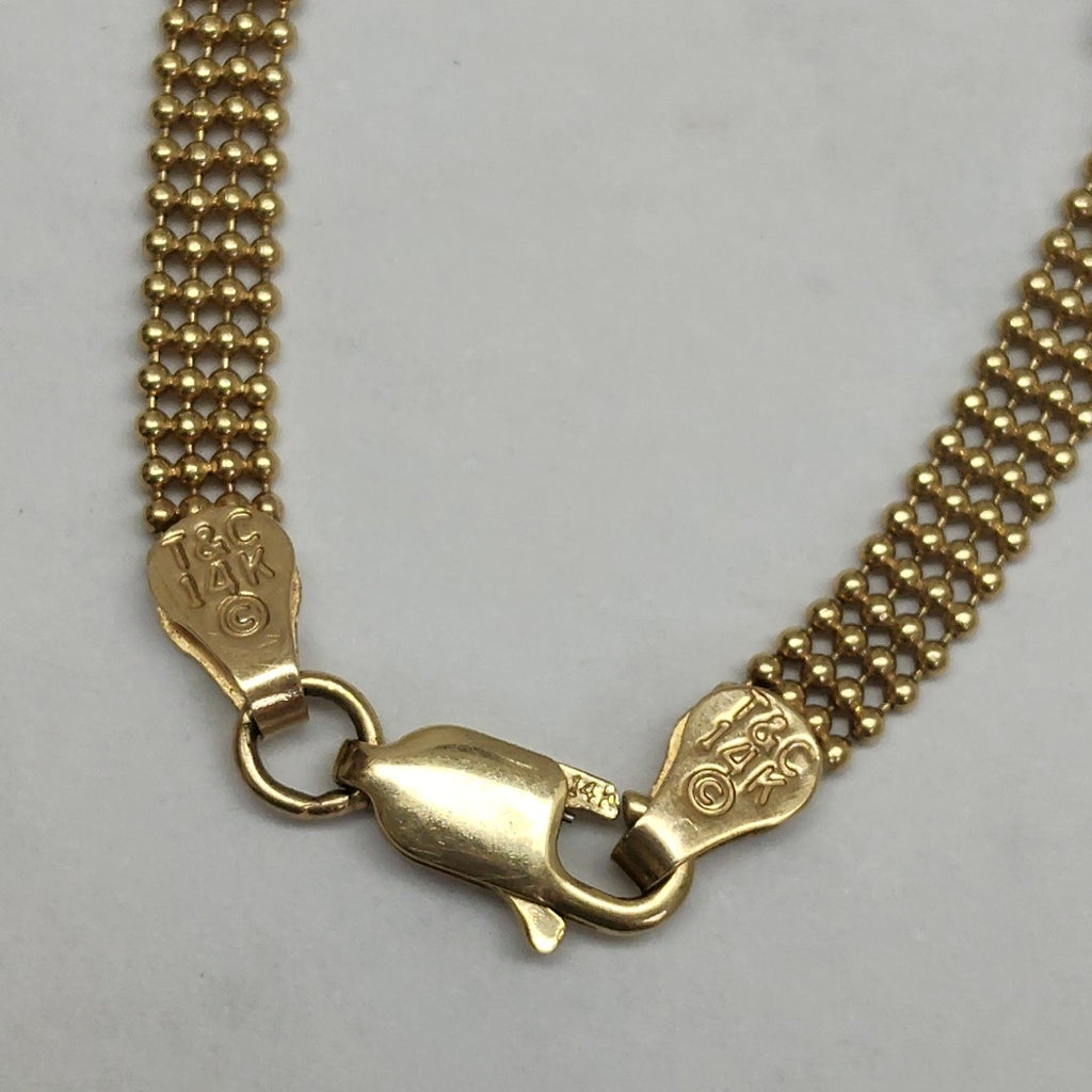 PULSERA ORO 14 K 3.9 GRMS (SEMINUEVO)