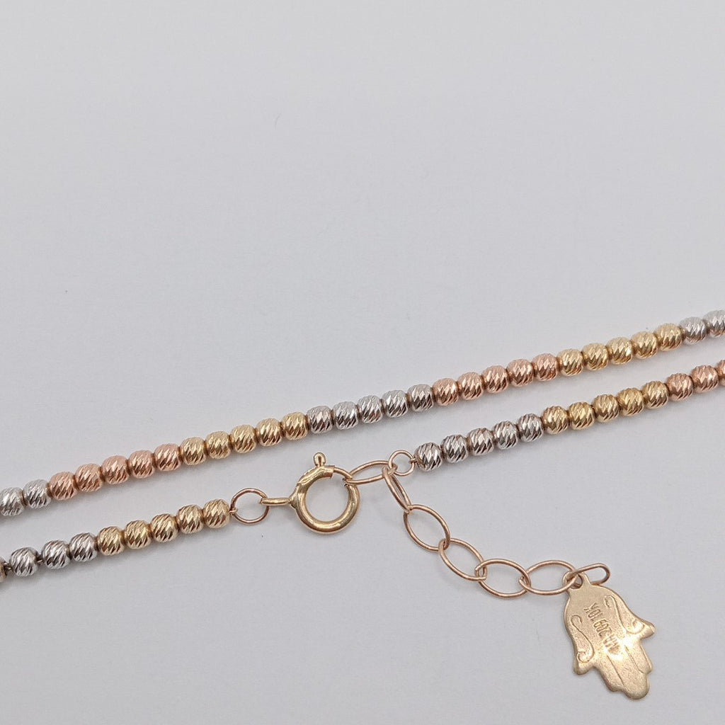 PULSERA ORO COMBINADO 10 K 2,40 GRMS (SEMINUEVO)