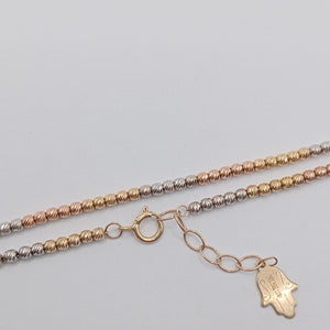 PULSERA ORO COMBINADO 10 K 2,40 GRMS (SEMINUEVO)