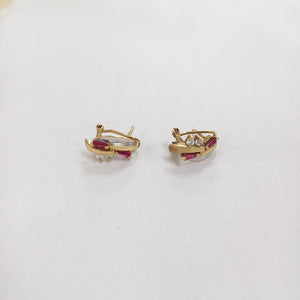 ARETES PAR ORO 10 K 3.4 GRMS (SEMINUEVO)