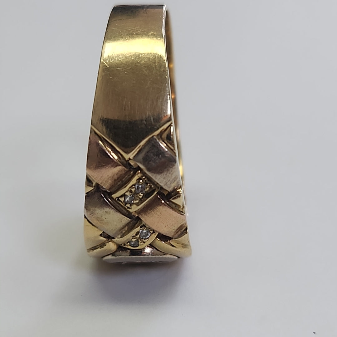 ANILLO ORO 10 K 10.6 GRMS (SEMINUEVO)