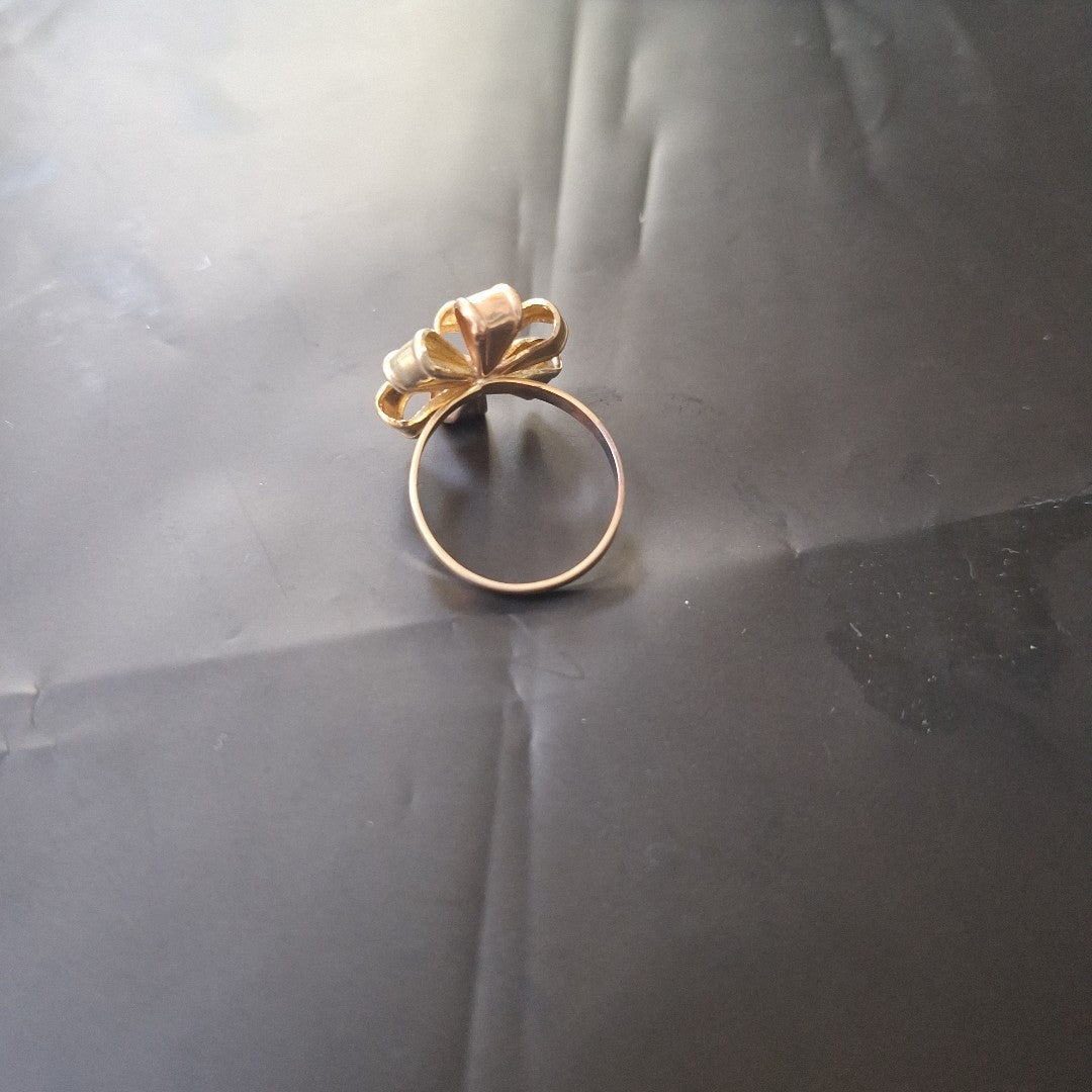 ANILLITO ORO COMBINADO 10 K 2,50 GRMS (SEMINUEVO)
