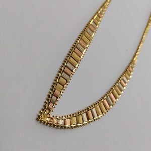 GARGANTILLA ORO, ORO COMBINADO 14 K 14 GRMS (SEMINUEVO)