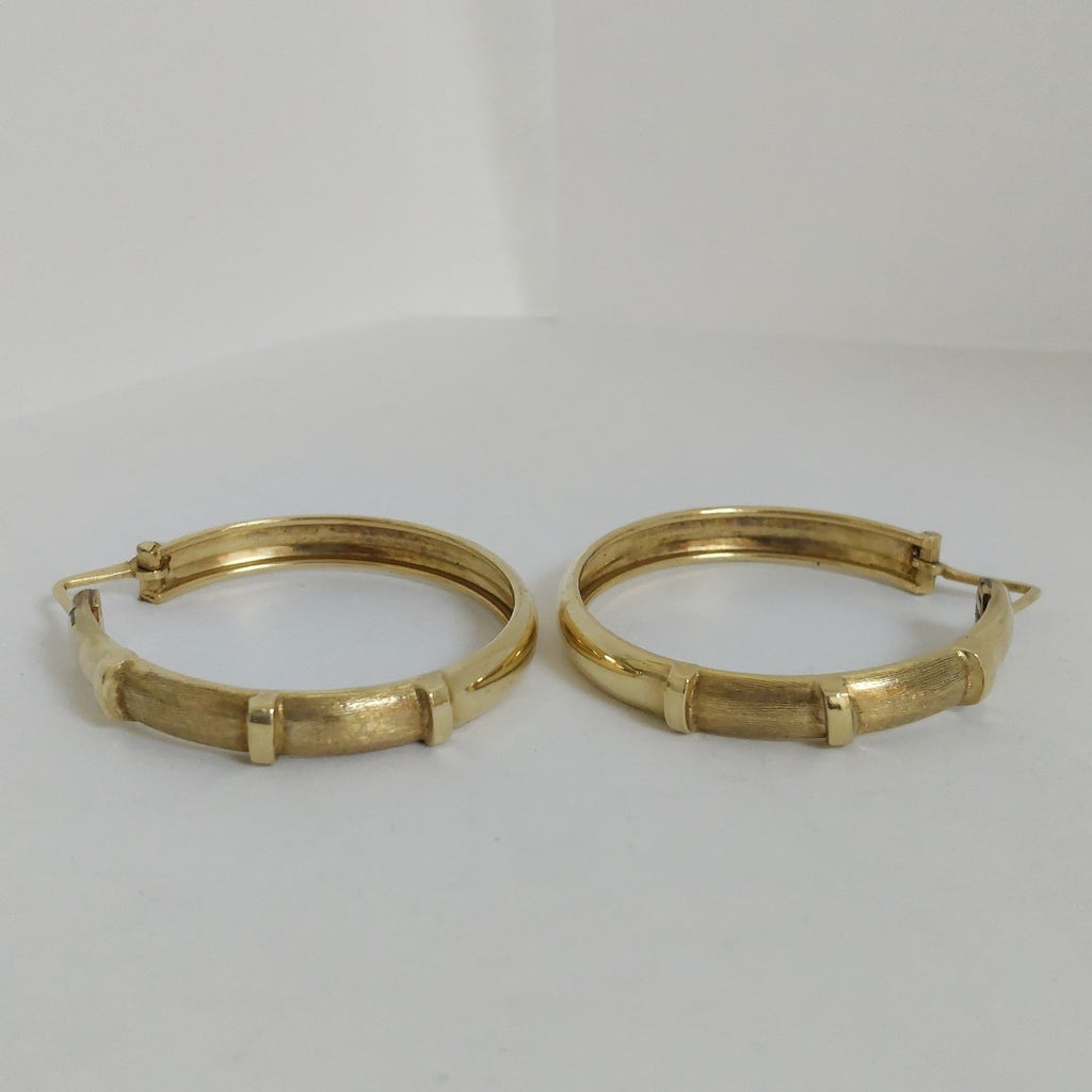 ARRACADAS PAR ORO 14 K 7.7 GRMS (SEMINUEVO)