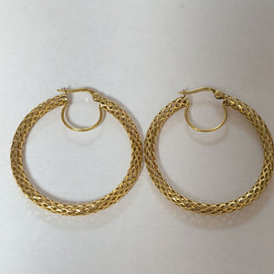 ARRACADAS PAR ORO 14 K 3,50 GRMS (SEMINUEVO)