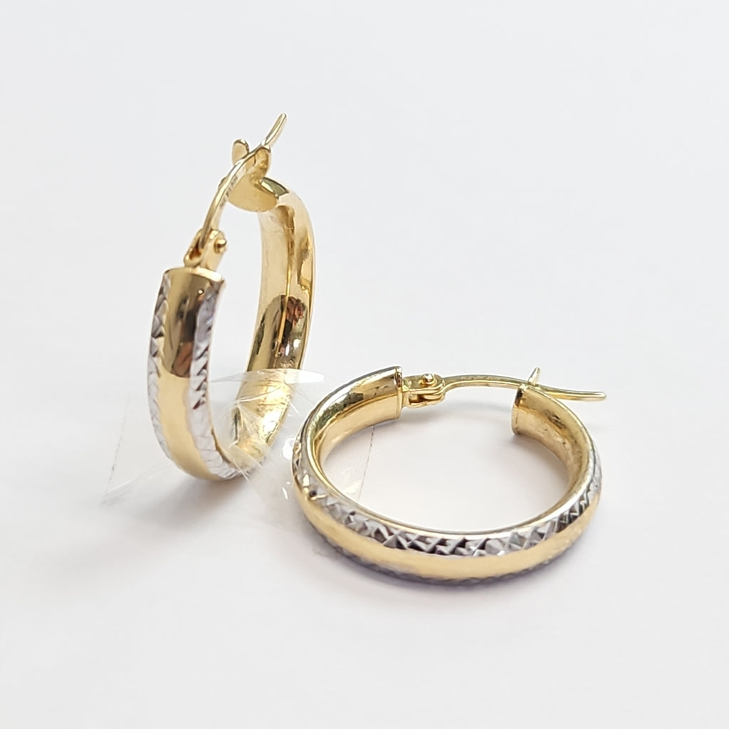 ARRACADAS PAR ORO 14 K 2.4 GRMS (SEMINUEVO)