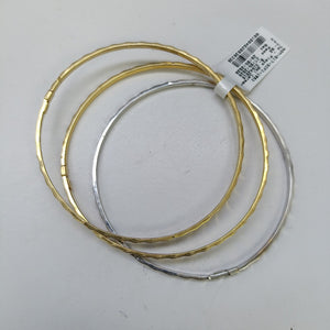 PULSERA RIGIDA ORO COMBINADO 14 K 6.6 GRMS (SEMINUEVO)