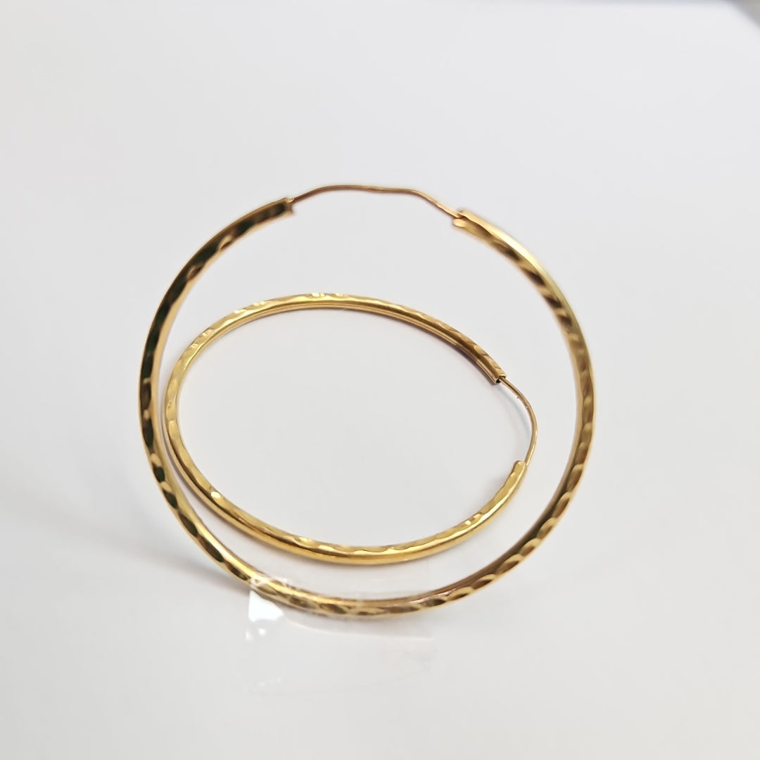 ARRACADAS PAR ORO 14 K 3,60 GRMS (SEMINUEVO)