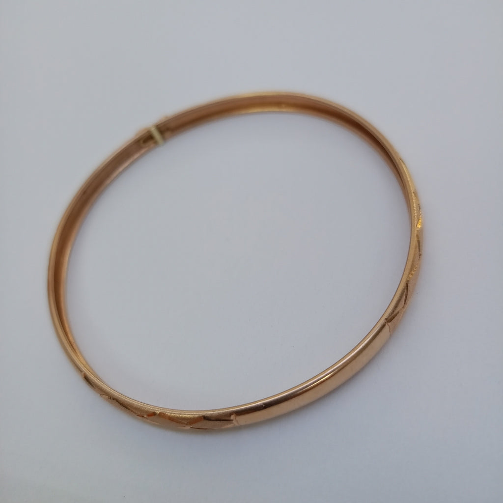 PULSERA RIGIDA ORO 10 K 6.1 GRMS (SEMINUEVO)