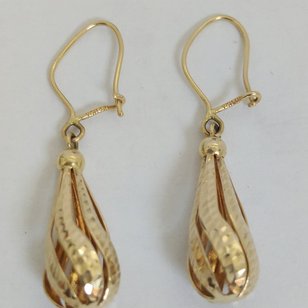 ARETES PAR ORO 14 K 2.4 GRMS (SEMINUEVO)