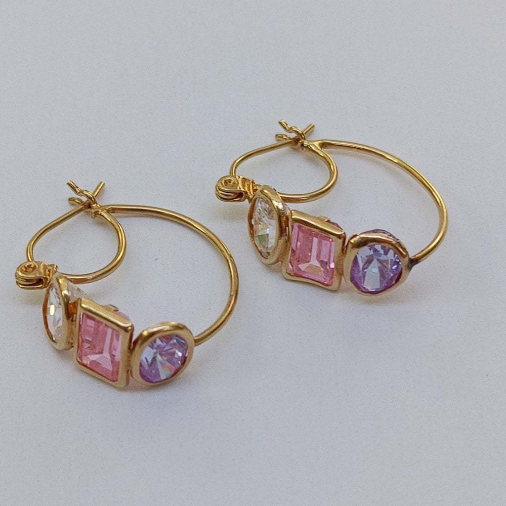 ARETES PAR ORO 14 K 3,50 GRMS (SEMINUEVO)