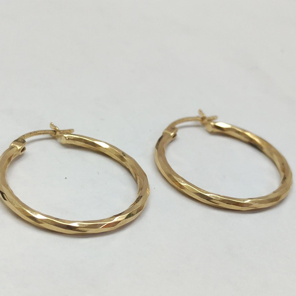ARRACADAS PAR ORO 14 K 2.4 GRMS (SEMINUEVO)