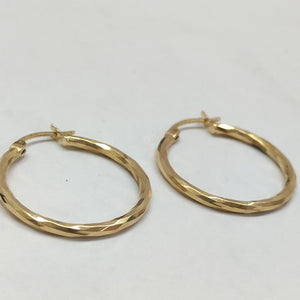 ARRACADAS PAR ORO 14 K 2.4 GRMS (SEMINUEVO)