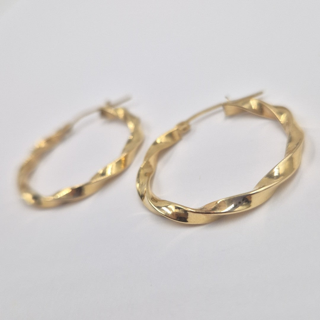 ARRACADAS PAR ORO 14 K 3,60 GRMS (SEMINUEVO)