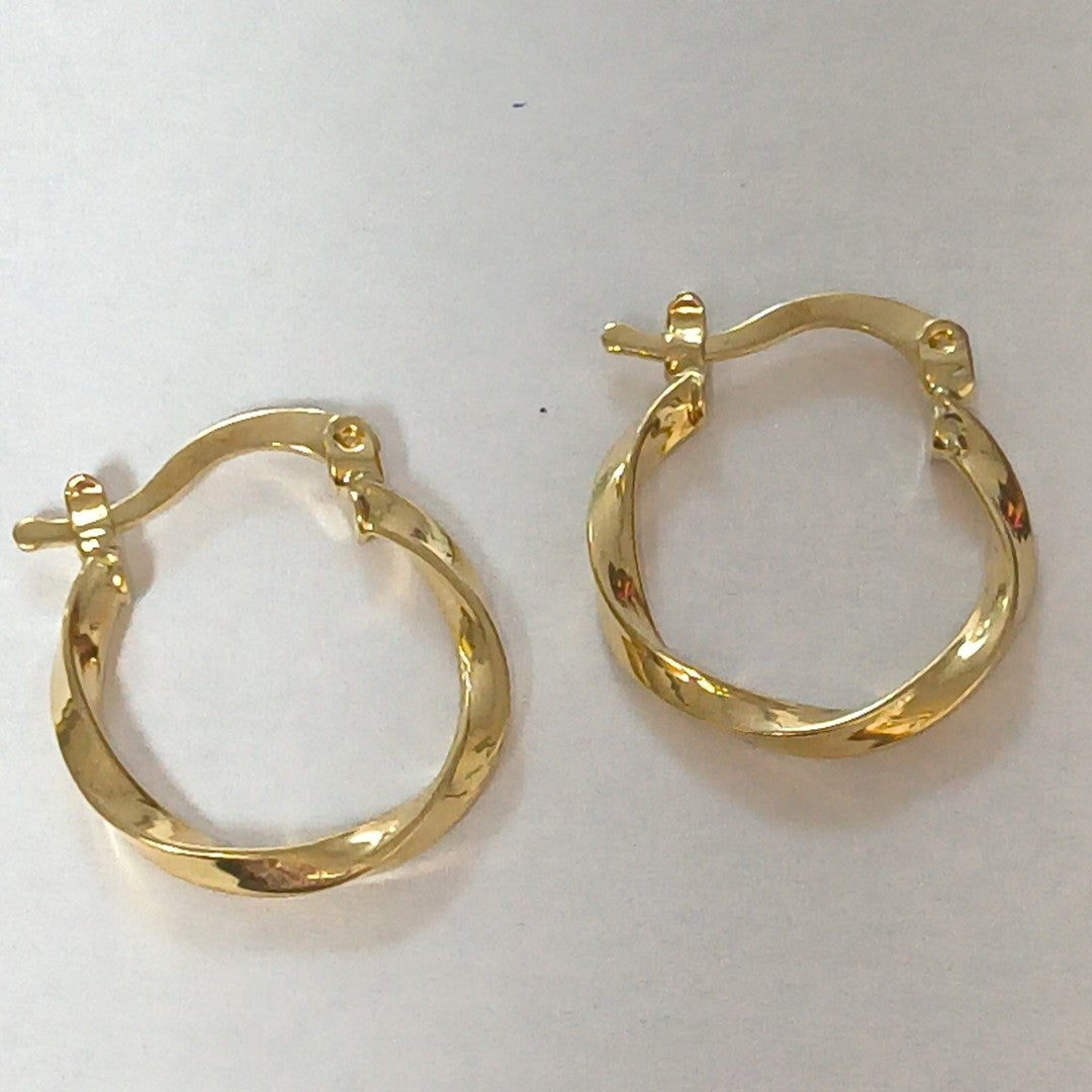 ARRACADAS PAR ORO 10 K 1.3 GRMS (SEMINUEVO)