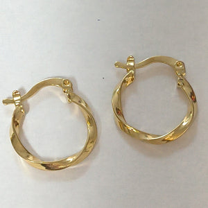 ARRACADAS PAR ORO 10 K 1.3 GRMS (SEMINUEVO)