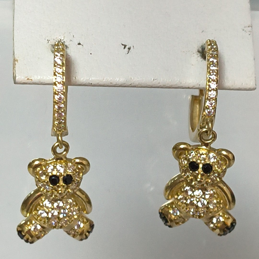 ARRACADAS PAR ORO 10 K 3.1 GRMS (SEMINUEVO)