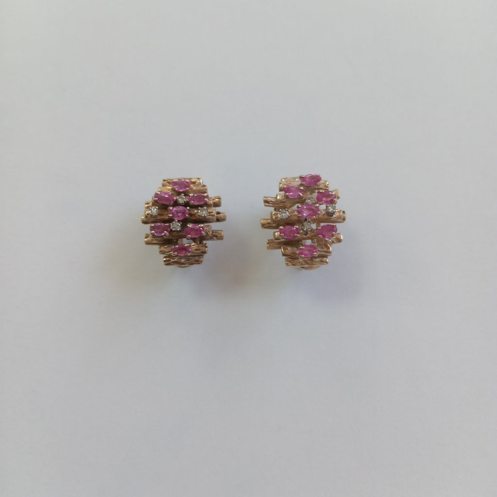 ARETES PAR ORO 12 K 12,20 GRMS (SEMINUEVO)