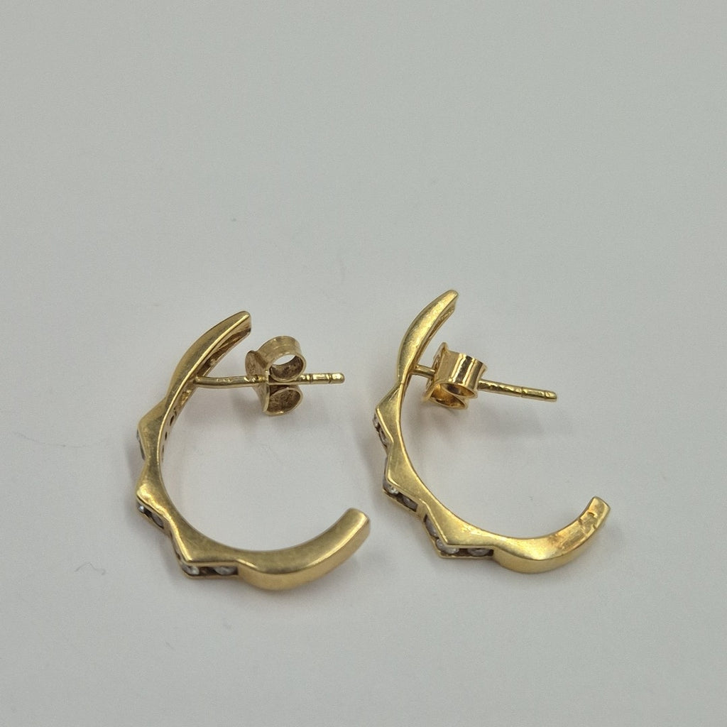 ARETES PAR ORO 14 K 2,80 GRMS (SEMINUEVO)