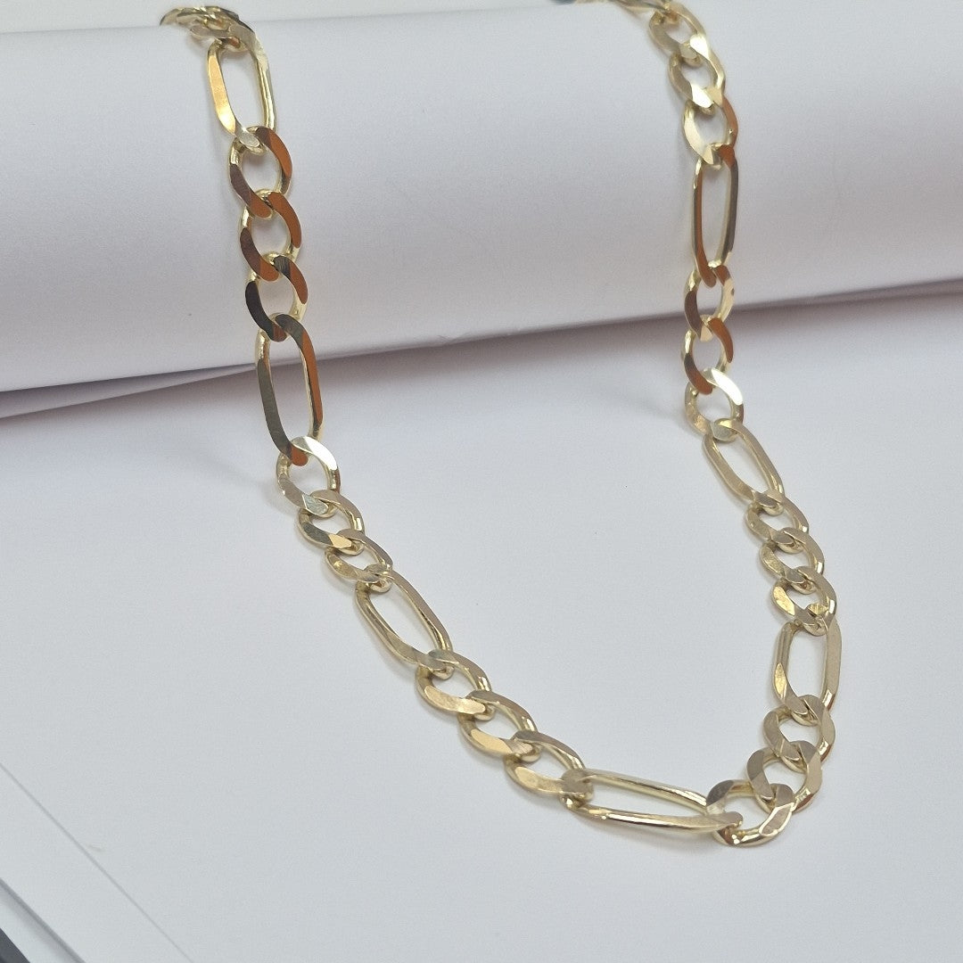 CADENA TEJIDO 3X1 ORO 14K 60 44 GR (NUEVO)