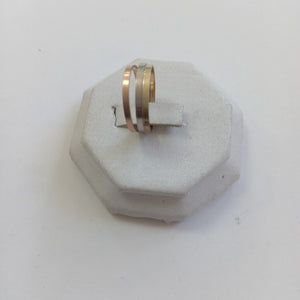 ARGOLLA ORO COMBINADO 10 K 1.8 GRMS (SEMINUEVO)