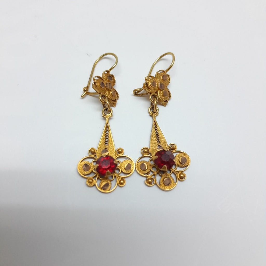 ARETES PAR ORO 8 K 2.7 GRMS (SEMINUEVO)