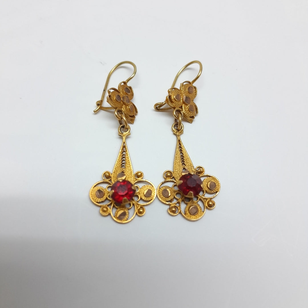 ARETES PAR ORO 8 K 2.7 GRMS (SEMINUEVO)