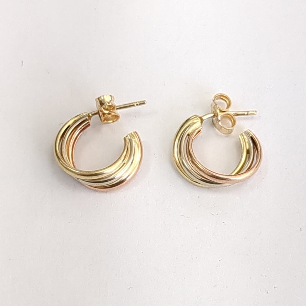 ARRACADAS PAR ORO 8 K 2,60 GRMS (SEMINUEVO)